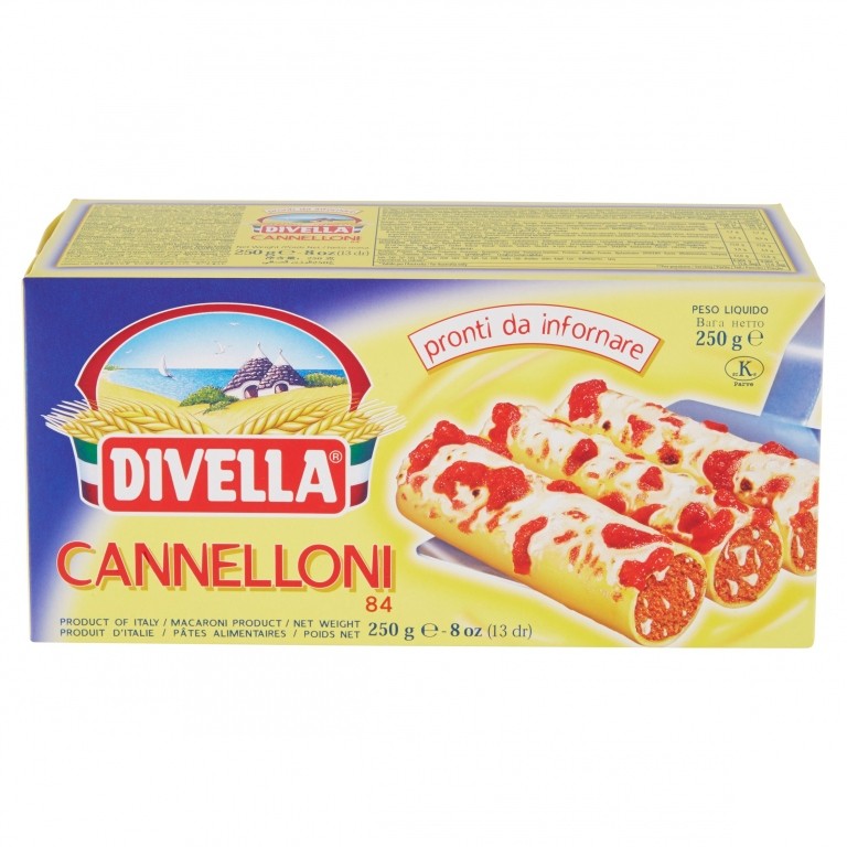 Pasta Divella Spec. N.84 Cannelloni gr 250